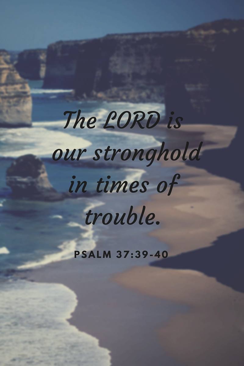 The LORD is our stronghold in times of trouble.