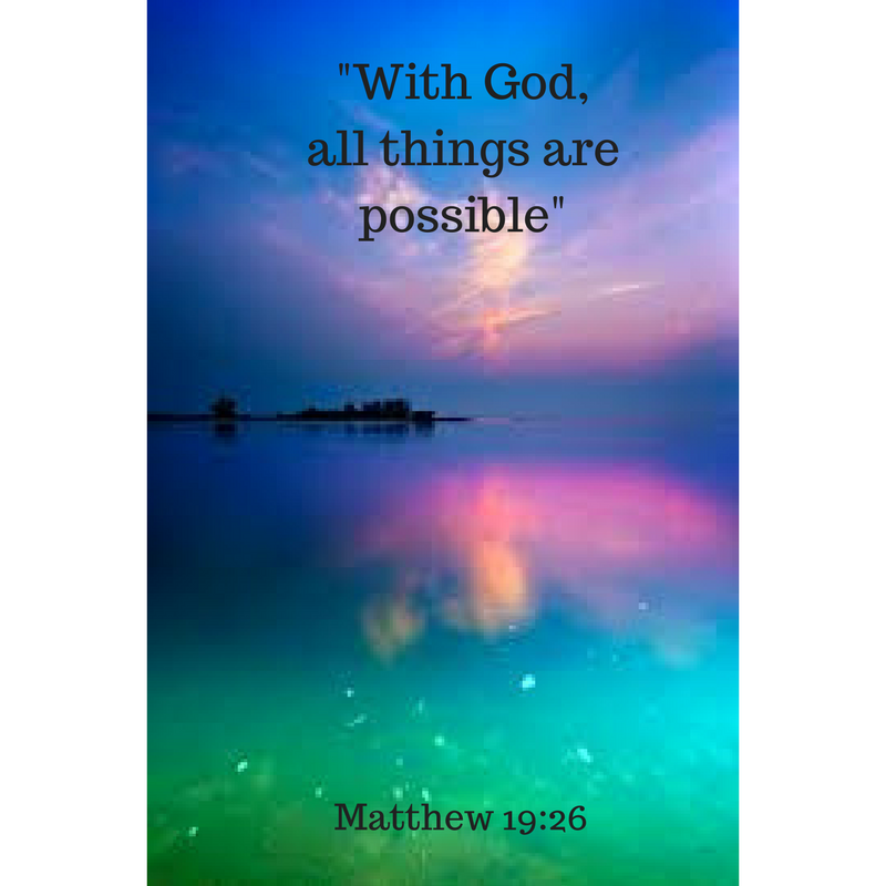 With God, all things are possible